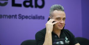 LifeLab's sales team talking on the phone