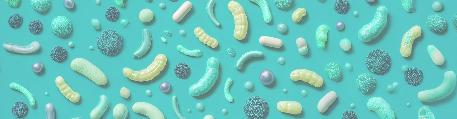 Gut Health Bacteria Banner