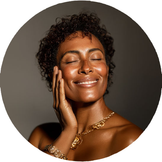 Clear Skin Circular Image